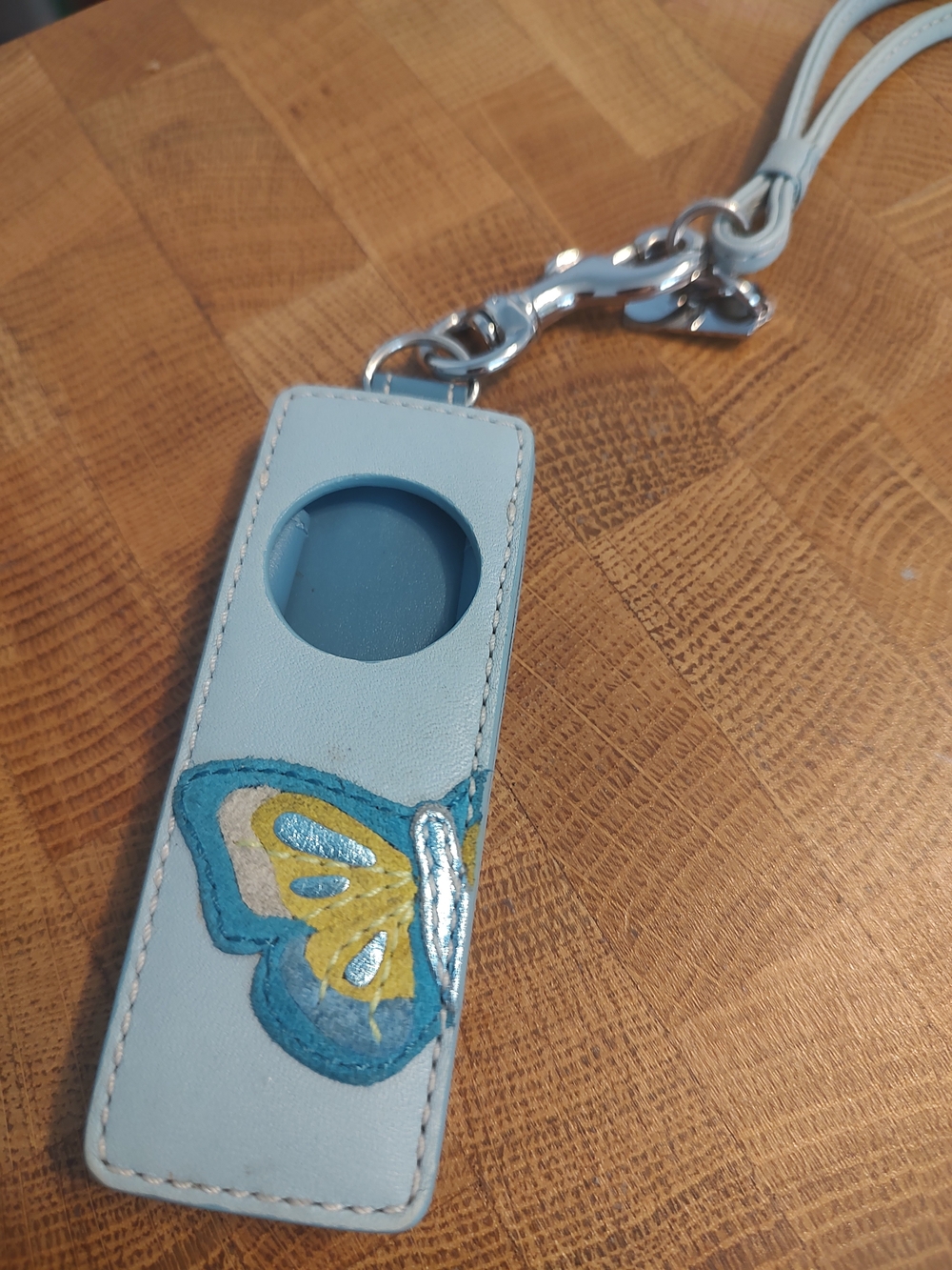 Coach vintage Y2K butterfly keychain charm w/lanyard EUC